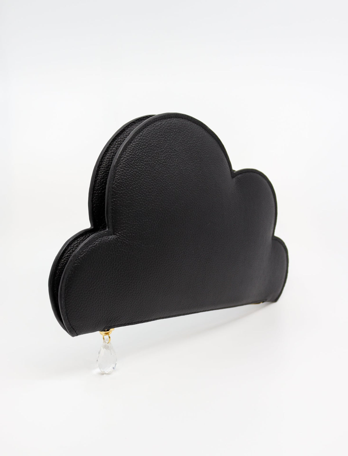 Leather Clutch Bag Cloud