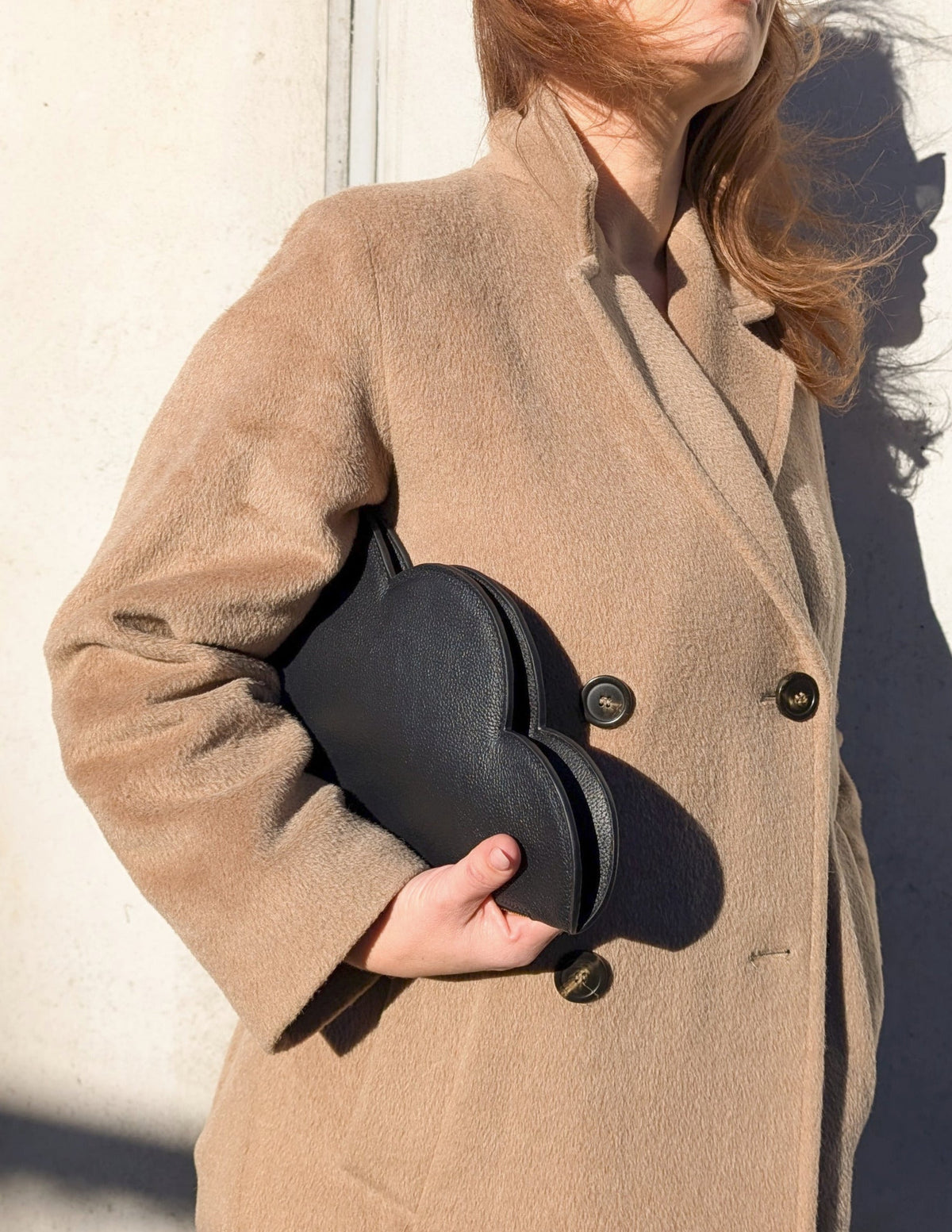 Leather Clutch Bag Cloud