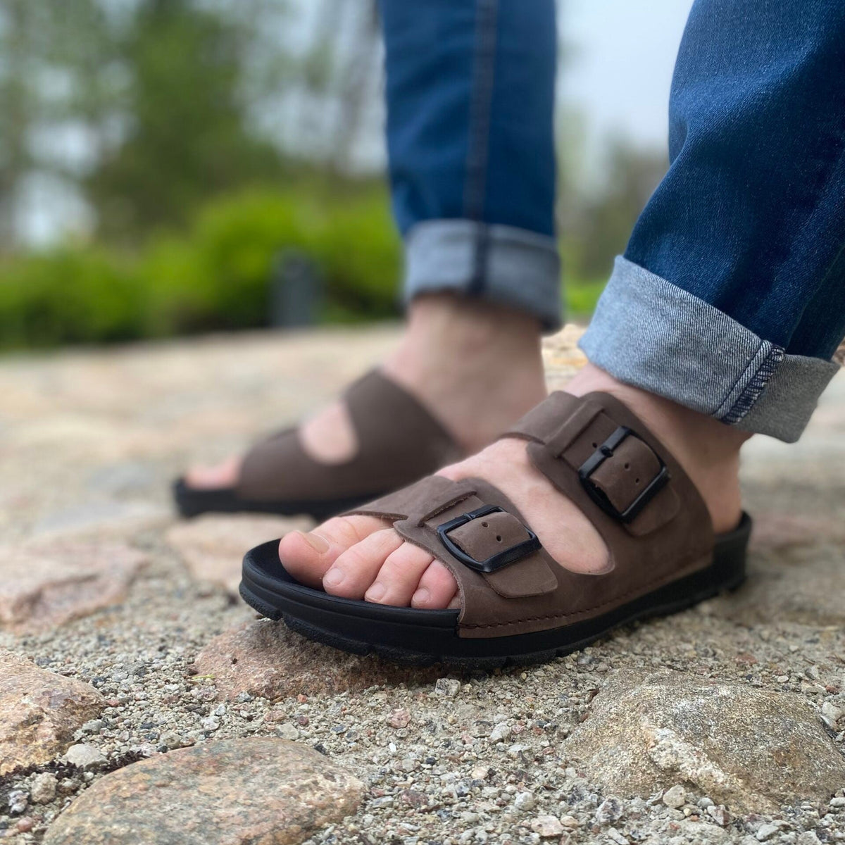 Märt Men's Sandals – Dark Brown