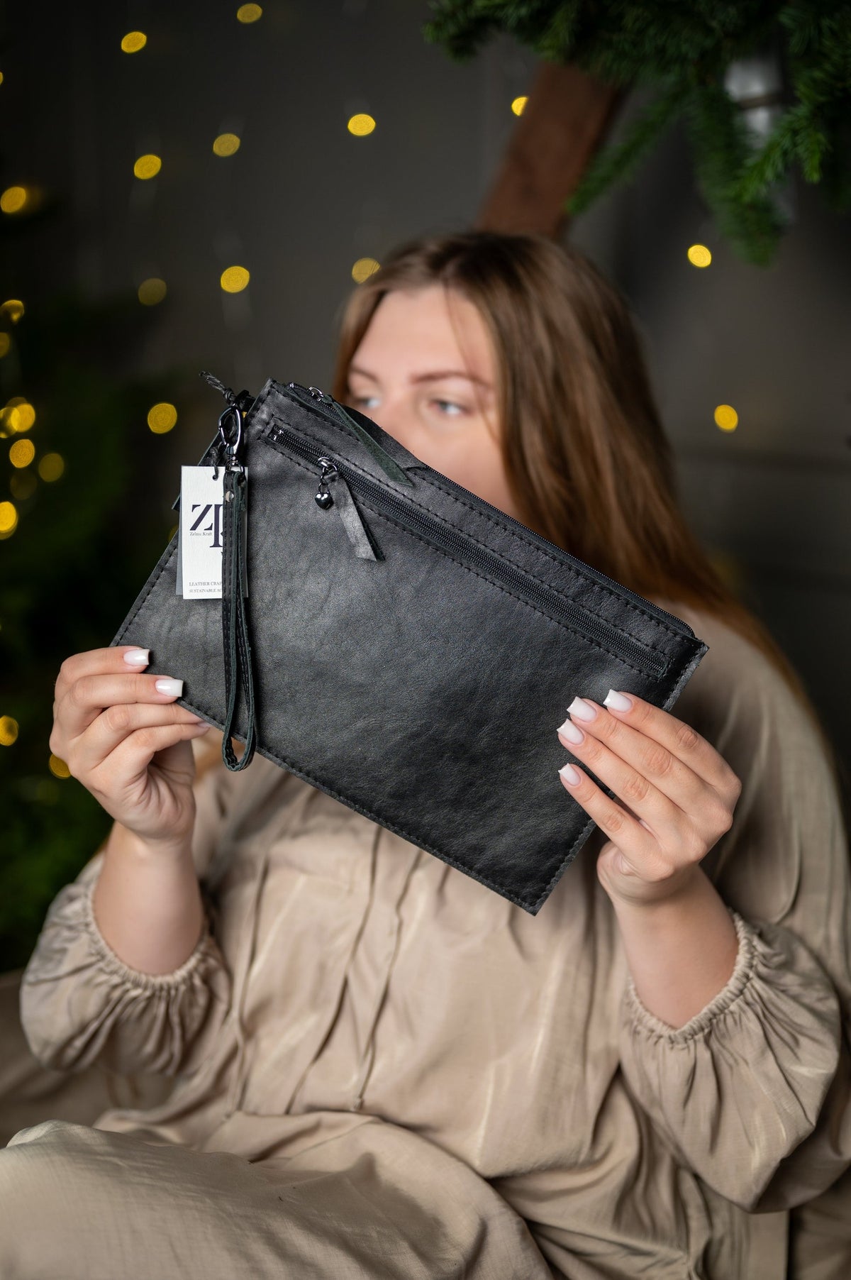 Black Wristlet Wallet